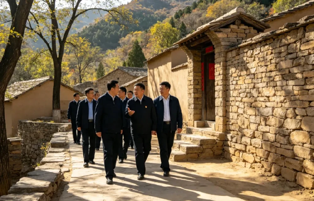 西柏坡干部培训学院学员实地走访调研学习，西柏坡干部培训基地开展西柏坡红色教育，感悟实事求是精神锤炼务实工作作风