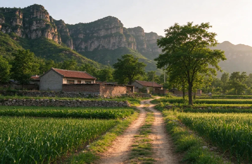 西柏坡旧址院落,感悟实事求是红色精神 西柏坡革命旧址实景,重温实事求是、调查研究的优良作风